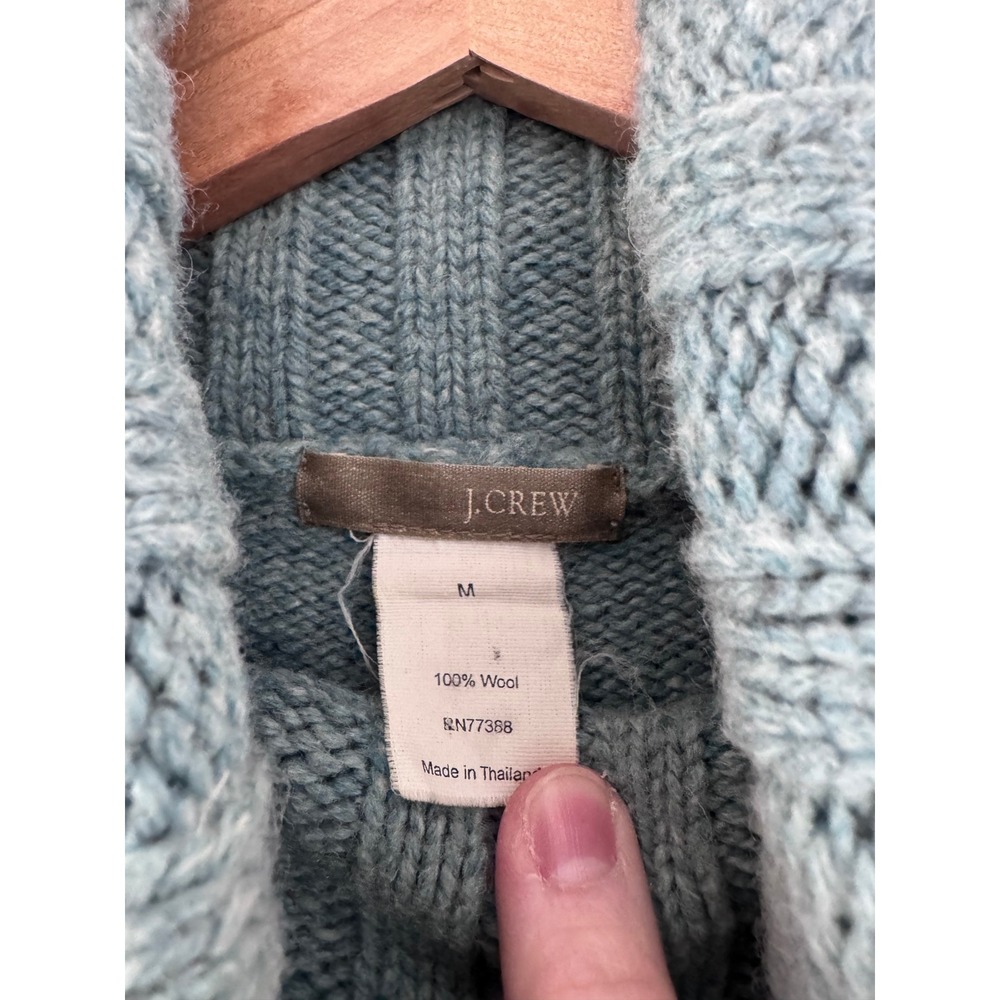 J. Crew Vintage Wool Womens Chunky Turtleneck Sweater - Picture 2 of 2